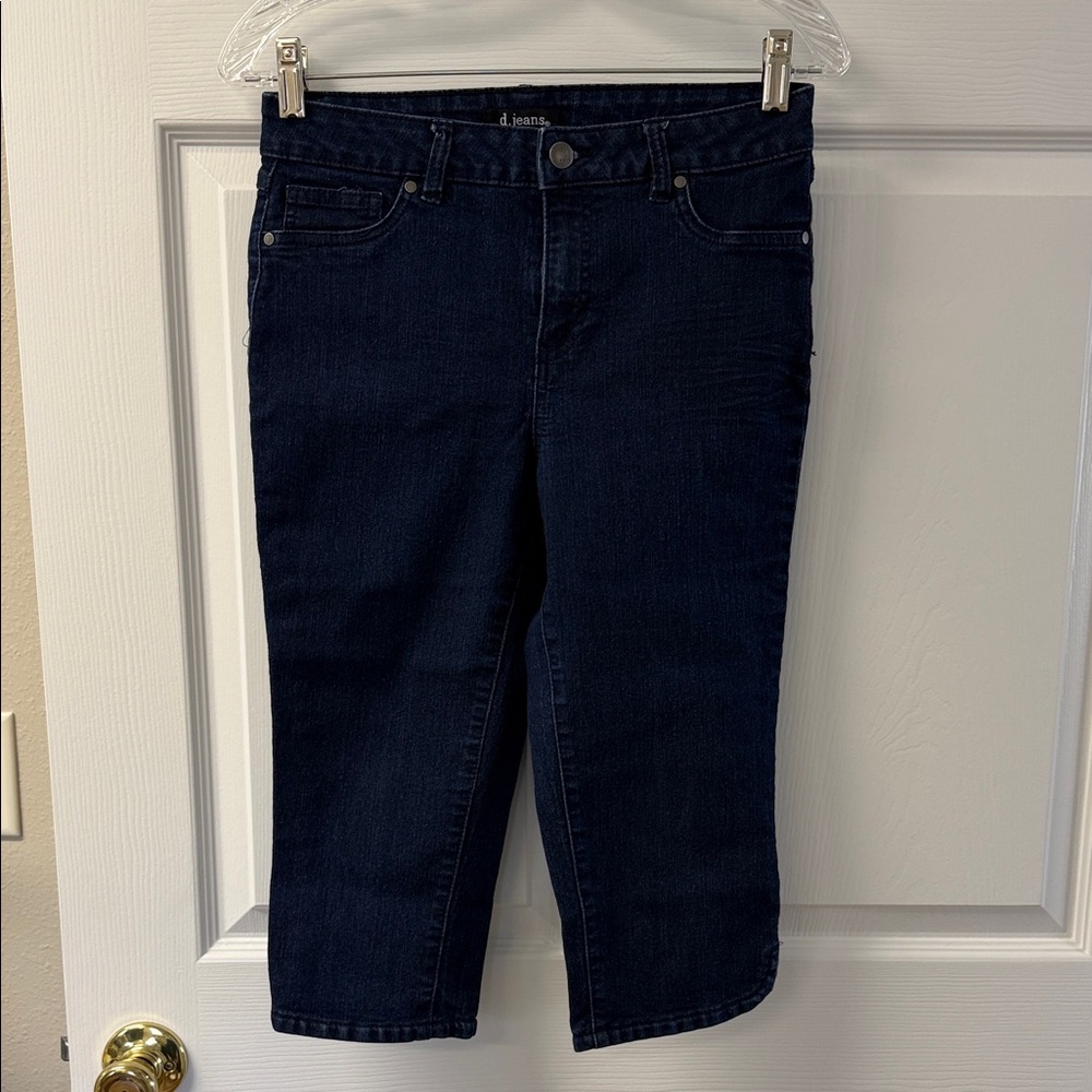 d. jeans Women's Dark Indigo Cropped Jeans